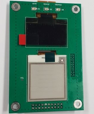 Carte électronique avec afficheur OLED et écran EPAPER